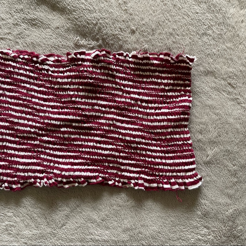 Bandeau Ruched Crop Top - Picture 8 of 15